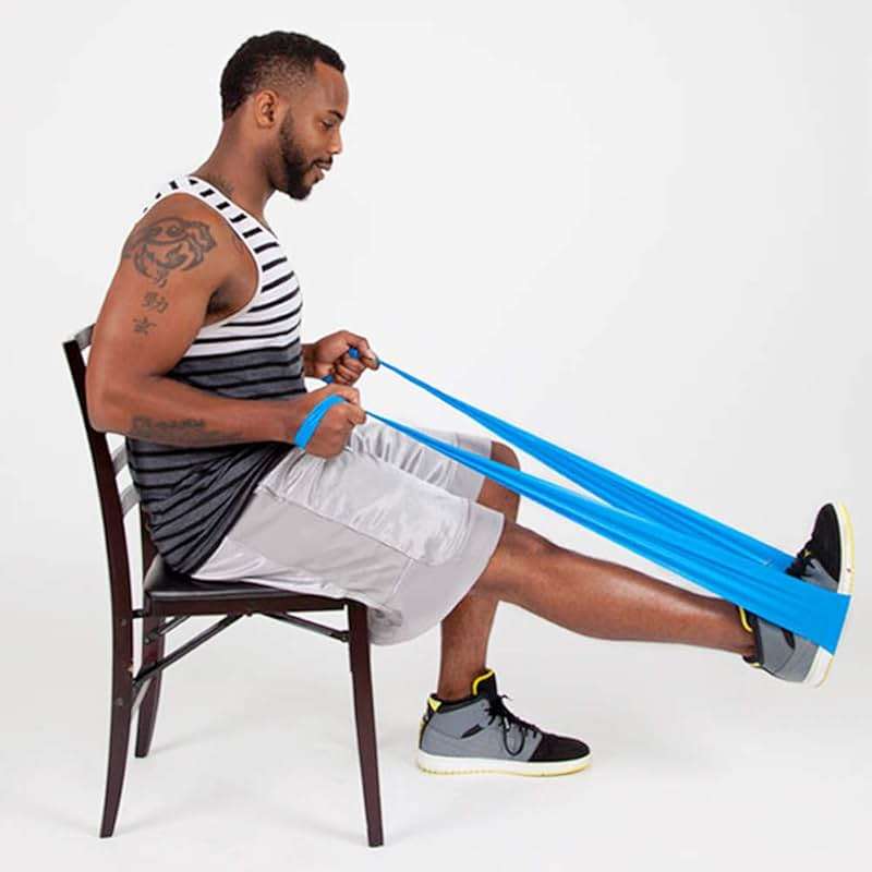 Pack of 5 Latex-Free Norco Rainbow Resistance Bands Set. Multi-Pack Includes Levels 1-5 (Light - Super Heavy). No Powder, No Odor. 5 Ft. Single Lengths Physical Therapy, Gym, Home Exercise Routine. - Image 6
