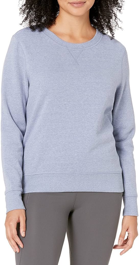 Amazon Essentials Women's Fleece Crewneck Long Sleeve Pullover Sweatshirt (Available in Plus Size) - Product Image