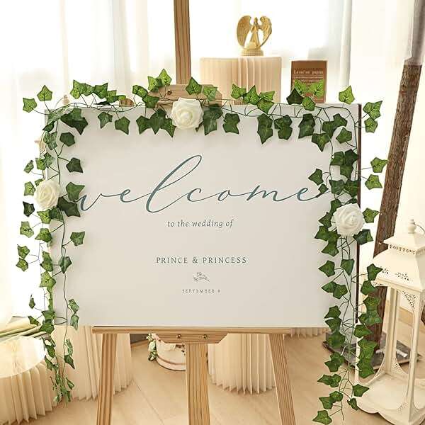 CEWOR 14pcs 98 Feet Fake Vines for Room Decor Artificial Vines Ivy Leaves Hanging Greenery Garlands for Home Bedroom Wall Wedding - Image 2