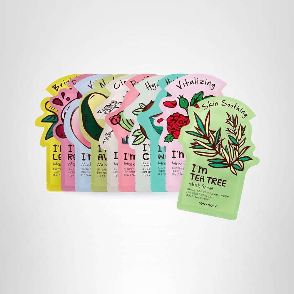 TONYMOLY I’m Sheet Mask Gift Set – Korean Face Mask Variety Pack with Hydrating & Vitamin Essences, 10 Pack - Image 12