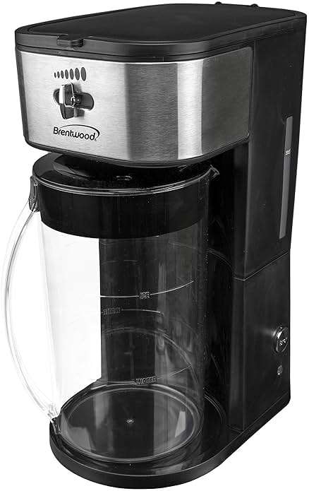 Brentwood KT-2150BK Iced Tea and Coffee Maker with 64 Ounce Pitcher, Black - Image 3