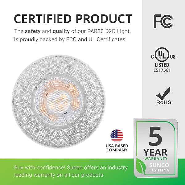 Sunco LED PAR30 Dusk to Dawn Light Bulb for Outside Porch, Patio, Backyard, 11W=75W, 850 LM, 2700K Soft White, Non-Dimmable, Photocell Sensor, UL 2 Pack - Image 6