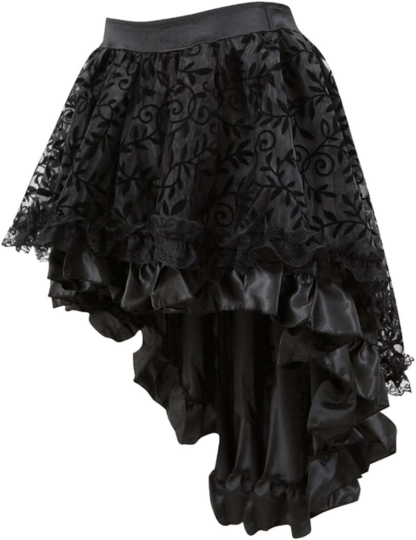 Zhitunemi Steampunk Skirt Plus Size: Renaissance Costume Women Pirate Skirt Corset Dress - Halloween Costumes Cosplay Events - Image 2
