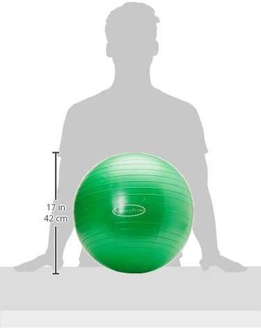 Fitvids Anti-Burst and Slip Resistant Exercise Yoga Fitness Birthing Ball with Quick Pump, 2,000-Pound Capacity, Multiple Colors and Sizes - Image 3
