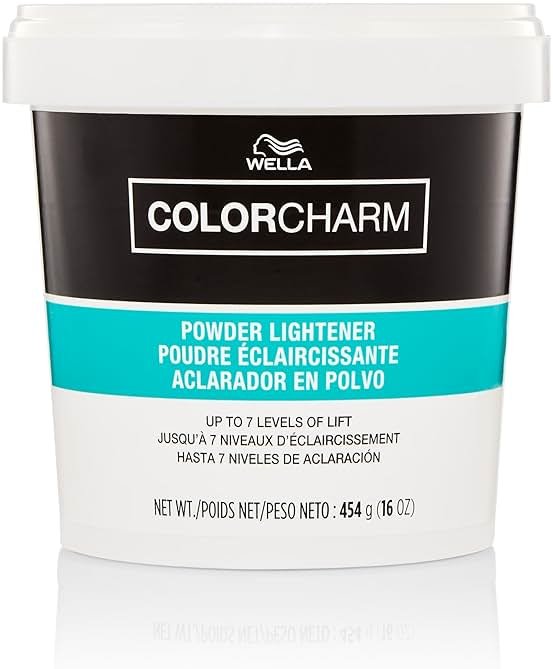 Wella ColorCharm Powder Lightener | Dust-Free Bleach Formula | Up to 7 Levels of Lift for Highlights, Blonding & Color Services - Product Image