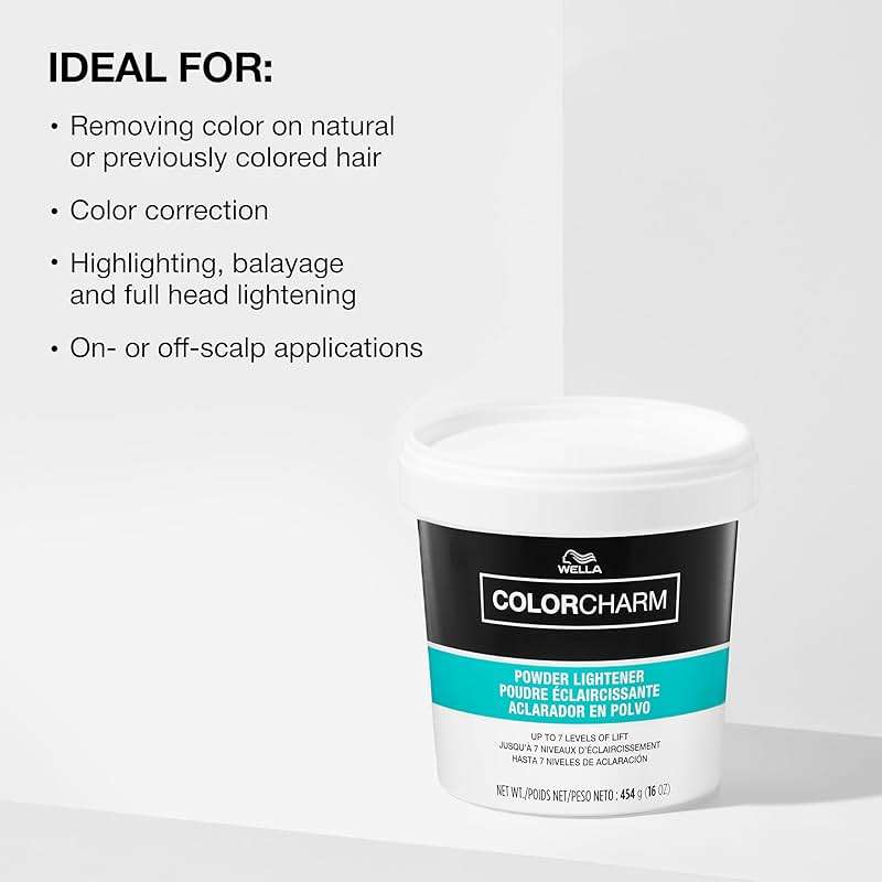 Wella ColorCharm Powder Lightener | Dust-Free Bleach Formula | Up to 7 Levels of Lift for Highlights, Blonding & Color Services - Image 3