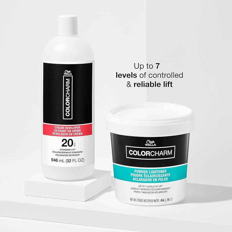 Wella ColorCharm Powder Lightener | Dust-Free Bleach Formula | Up to 7 Levels of Lift for Highlights, Blonding & Color Services - Image 6