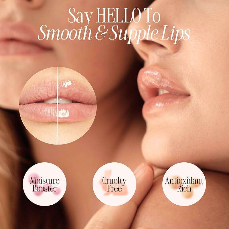 YUGLO Lip Sleeping Mask | Peach Flavor | Hydrating & Soothing Lip Treatment for Dry, Chapped Lips | Plumps & Moisturizes | Overnight Lip Repair - Image 4
