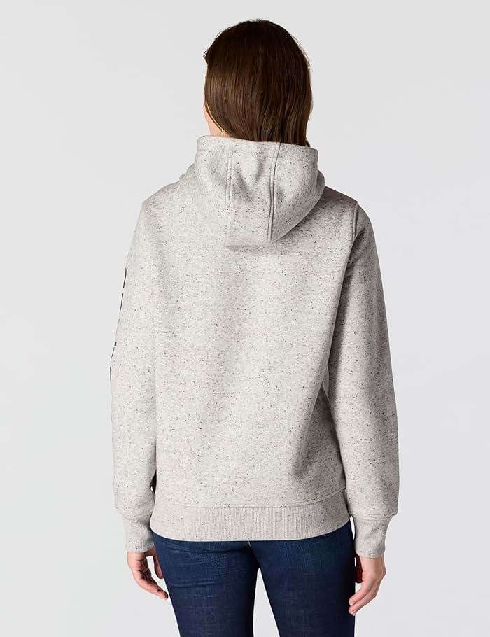 Carhartt Women's Relaxed Fit Midweight Logo Sleeve Graphic Sweatshirt - Image 4