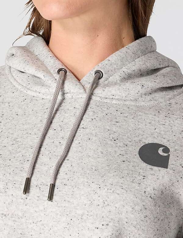 Carhartt Women's Relaxed Fit Midweight Logo Sleeve Graphic Sweatshirt - Image 6