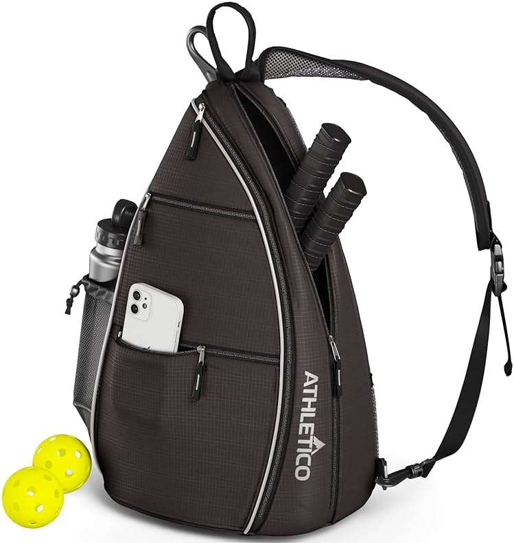 Athletico Sling Bag - Crossbody Backpack for Pickleball, Tennis, Racketball, and Travel for Men and Women - Image 1
