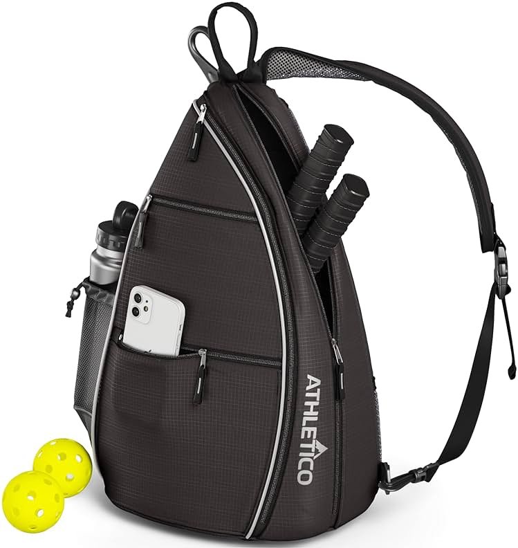 Athletico Sling Bag - Crossbody Backpack for Pickleball, Tennis, Racketball, and Travel for Men and Women - Product Image