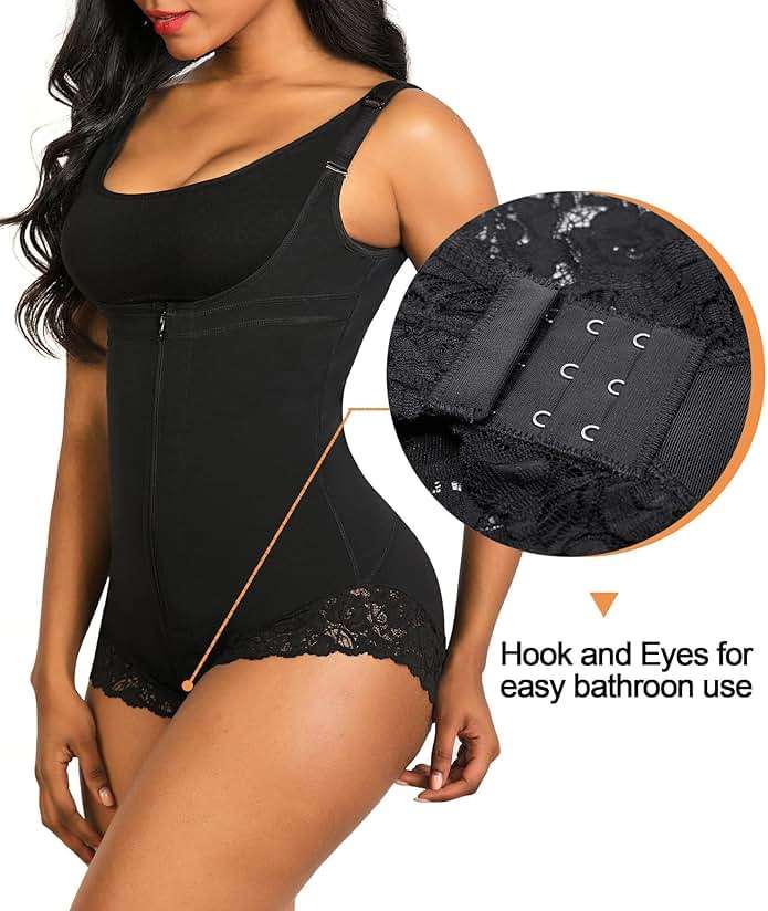 SHAPERX Women's Fajas Colombianas Shapewear Postpartum Tummy Control Body Shaper Girdles Compression Garment - Image 4