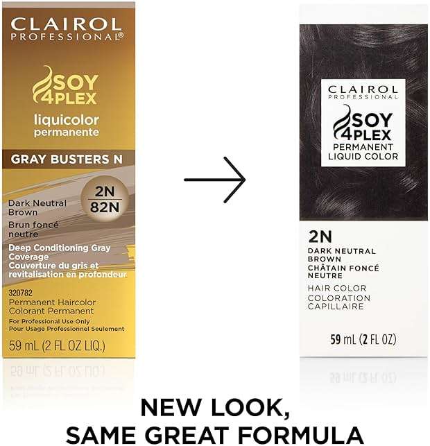 Clairol Professional Permanent Liquicolor for Black/Dark Violet Brown Hair Color with 100% Gray Coverage | Packaging May Vary - Image 3