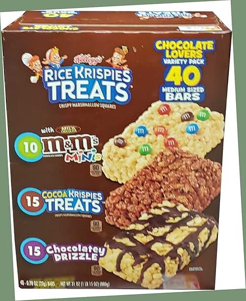 Kellogg's Kellogg's Rice Krispies Treats Variety Bars 40 x 0.78 Oz Net Wt 31.2 OZ - Product Image