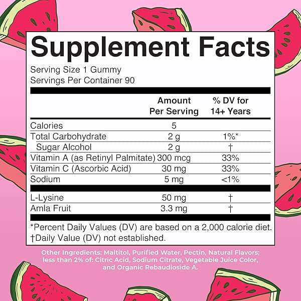 MaryRuth Organics Vegan Collagen for Women & Men, Collagen Boosting Gummies, Skin Care, Lysine, Vitamin C, Vitamin A, Amla, Supplement for Hair & Skin, Vegan, Non-GMO, Gluten Free, 90 Servings - Image 2