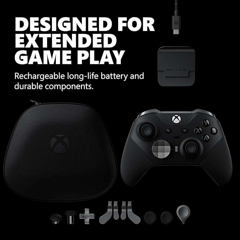 Xbox Elite Series 2 Core Wireless Gaming Controller – Black – Xbox Series X|S, Xbox One, Windows PC, Android, and iOS - Image 6