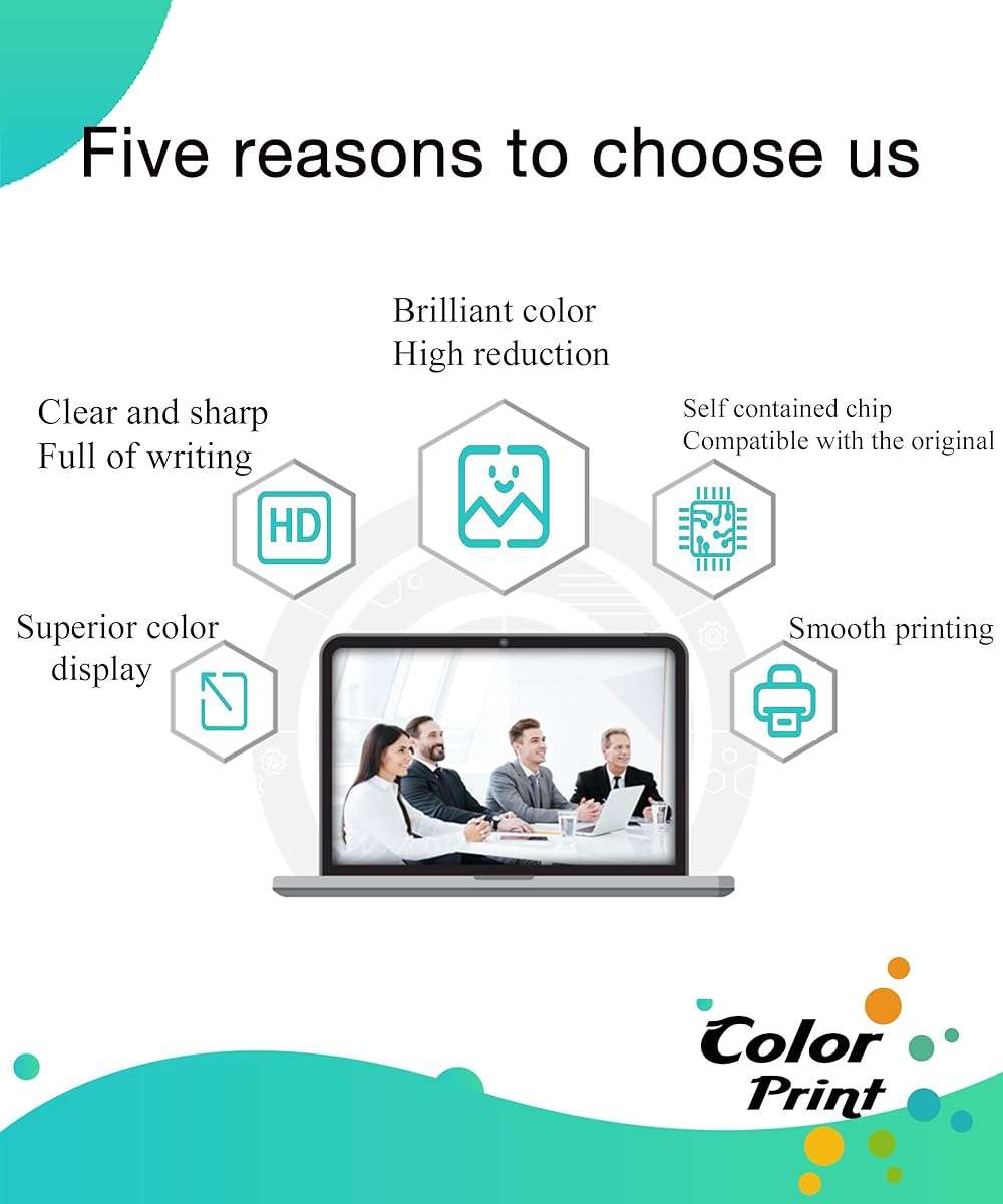 Color Print Compatible TN 760 Toner Cartridge Replacement for Brother TN760 TN-760 TN730 TN770 for DCP-L2550DW HL-L2350DW HL-L2390DW HL-L2395DW HL-L2370DWXL MFC-L2710DW MFC-L2750DWXL Printer (2-Pack) - Image 7
