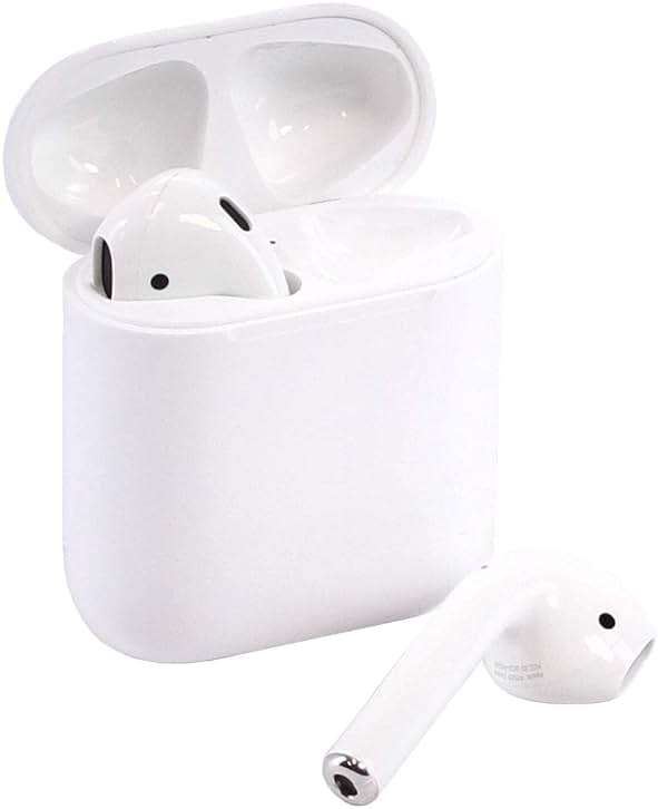 Apple AirPods 2 with Charging Case - White (Renewed) - Image 1