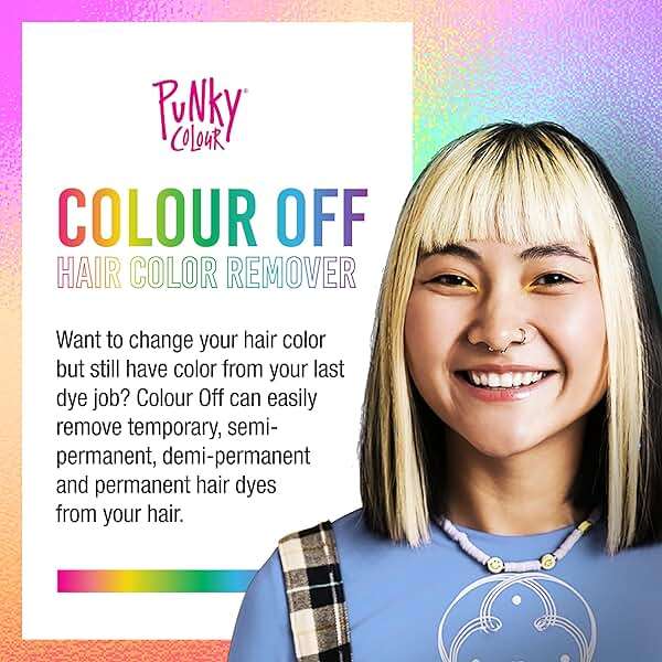 Punky Colour Off Hair Color Remover – Hair Dye Remover, Easily Removes Temporary, Permanent & Semi Permanent Dye, Ammonia Free, Bleach Kit - Image 2