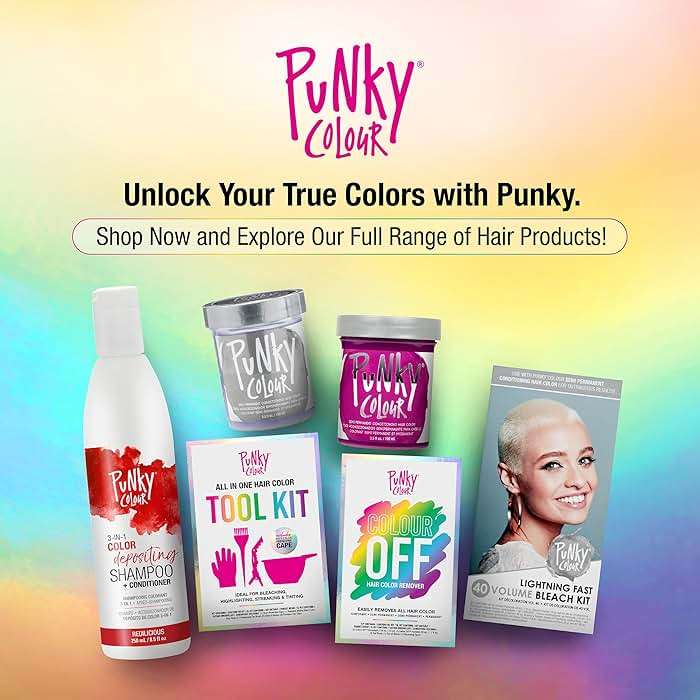 Punky Colour Off Hair Color Remover – Hair Dye Remover, Easily Removes Temporary, Permanent & Semi Permanent Dye, Ammonia Free, Bleach Kit - Image 6