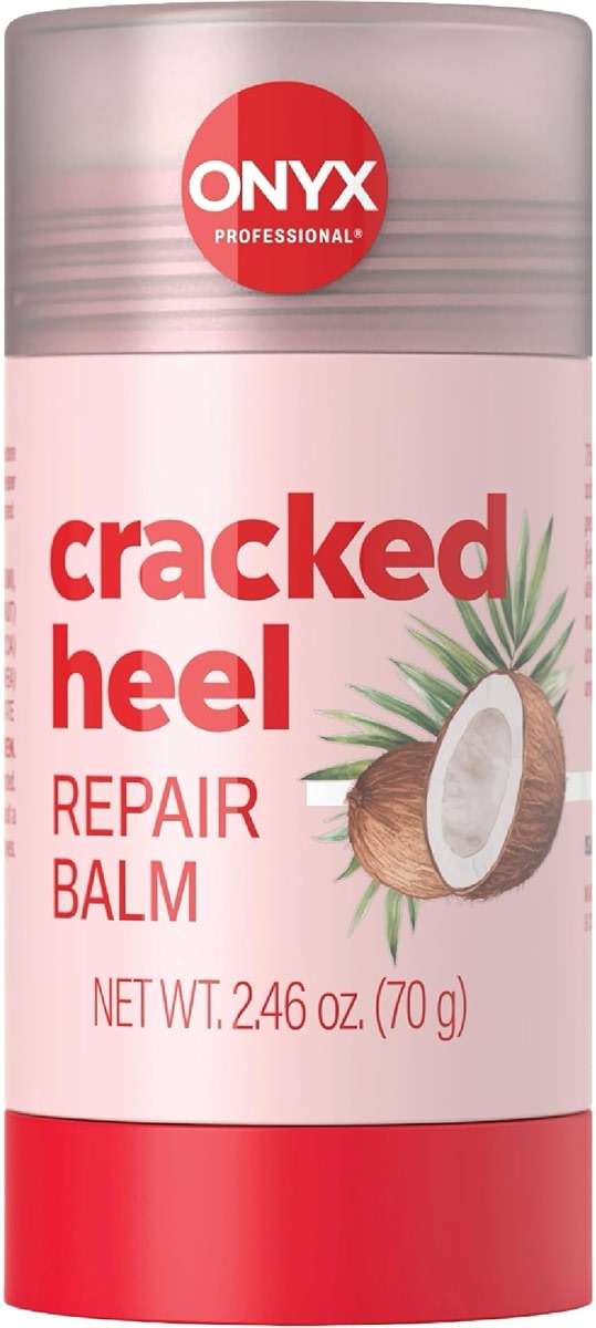 Onyx Professional Cracked Heel Repair Balm Stick for Dry Cracked Feet Treatment, Coconut Scent, 1 pack - Moisturizing Foot Balm, Rolls On, Cracked Heel Treatment - Image 1