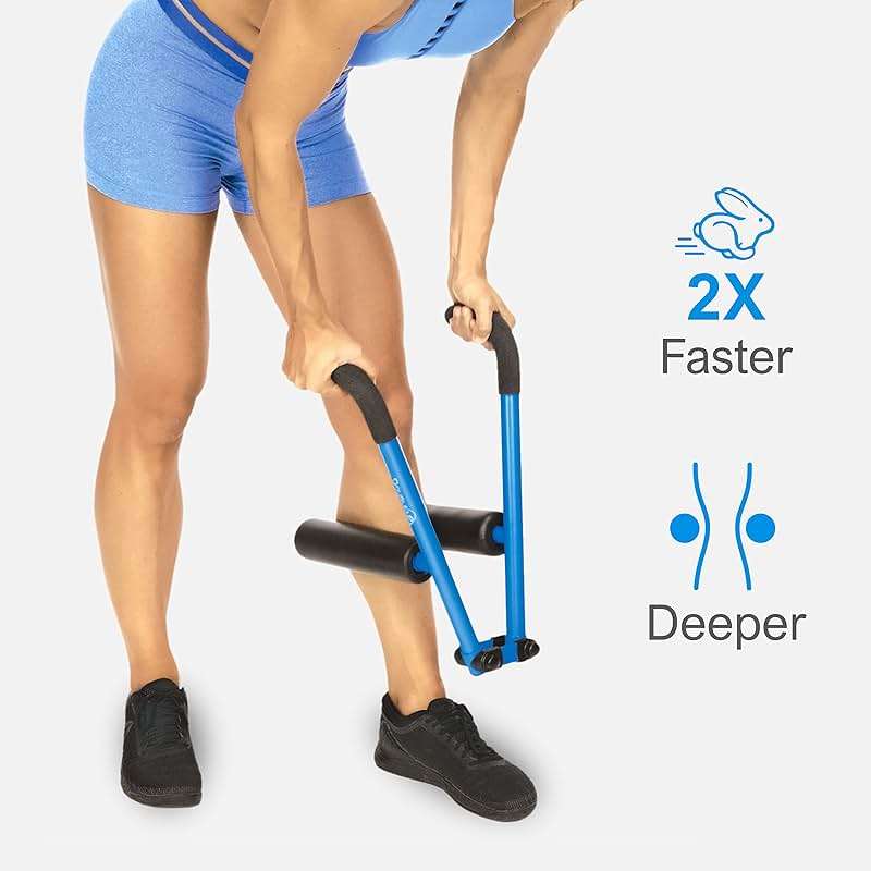 DoubleUP Roller Performance Kit - Muscle Massager with Lever-Action Pressure Control and Quick-Change Rollers - Image 9