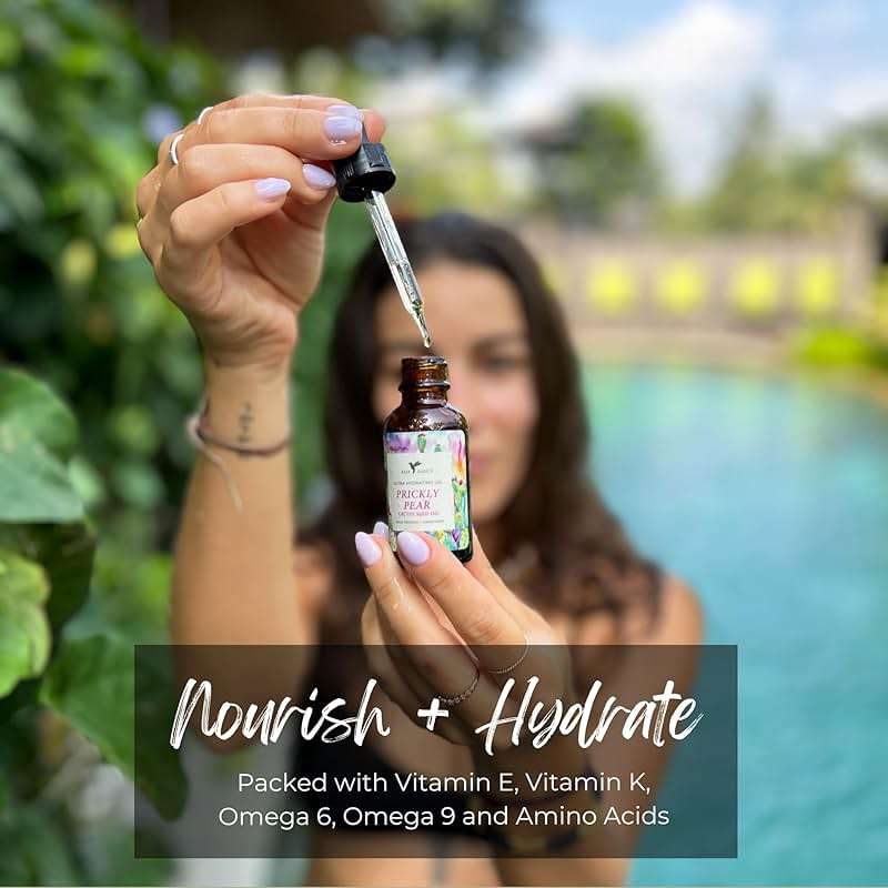 Baja Basics Prickly Pear Seed Oil Cold Pressed, Pure, Unrefined Moisturizer for Skin, Face, Body, Nails and Hair - Multi-Purpose Beauty Product For Men and Women - 1 oz Bottle - Image 2