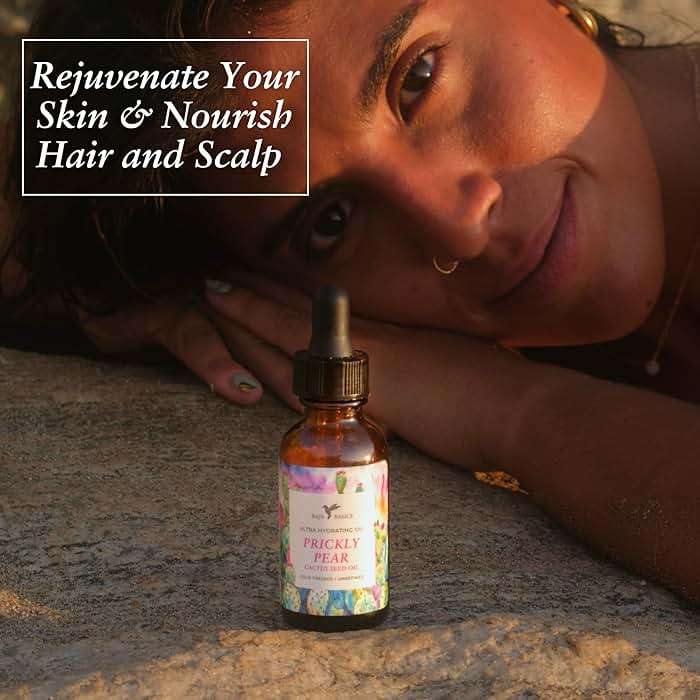 Baja Basics Prickly Pear Seed Oil Cold Pressed, Pure, Unrefined Moisturizer for Skin, Face, Body, Nails and Hair - Multi-Purpose Beauty Product For Men and Women - 1 oz Bottle - Image 4
