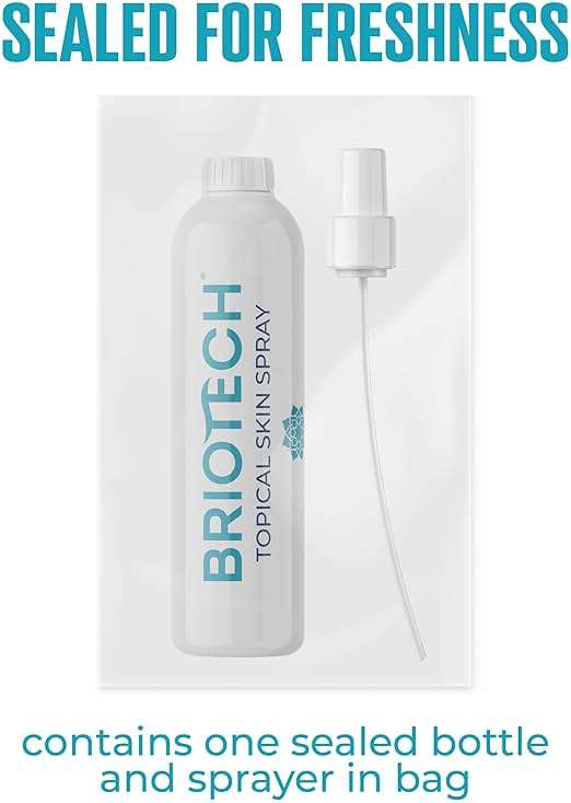 BRIOTECH Hypochlorous Acid Spray for Face - Topical Skin Spray to Calm Redness & Irritation, Gentle Daily Face Mist for Sensitive Skin, Barrier Support, HOCl Spray for Face & Body, 8.5 oz (1 Pack) - Image 2