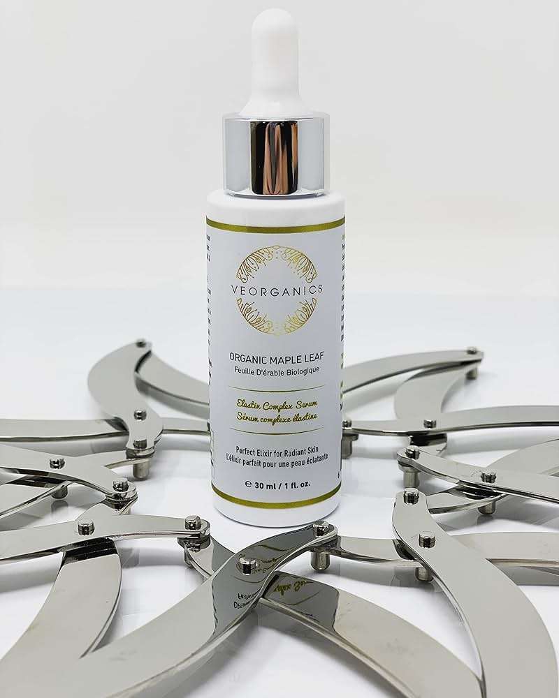 Organic Maple Leaf Elastin Complex Facial Serum - Rich in Vitamin C Serum - Face Serum Skin Care - Anti Aging Serum - Beauty & Personal Care Serum for Face - Facial Skin Care Products by VeOrganics - Image 2