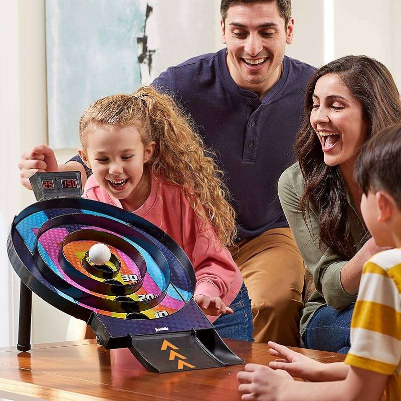 Franklin Sports Whirl Ball Arcade Game - Game Room Ready Tool Free Arcade Game - Auto Scoring Electronics with Arcade Ball Return Ramp Great for Kids and Family Fun! - Image 2