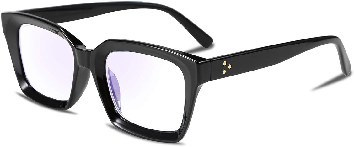 FEISEDY Retro Square Blue Light Blocking Reading Glasses Anti Glare Digital Eyestrain Reader B2479 - Product Image