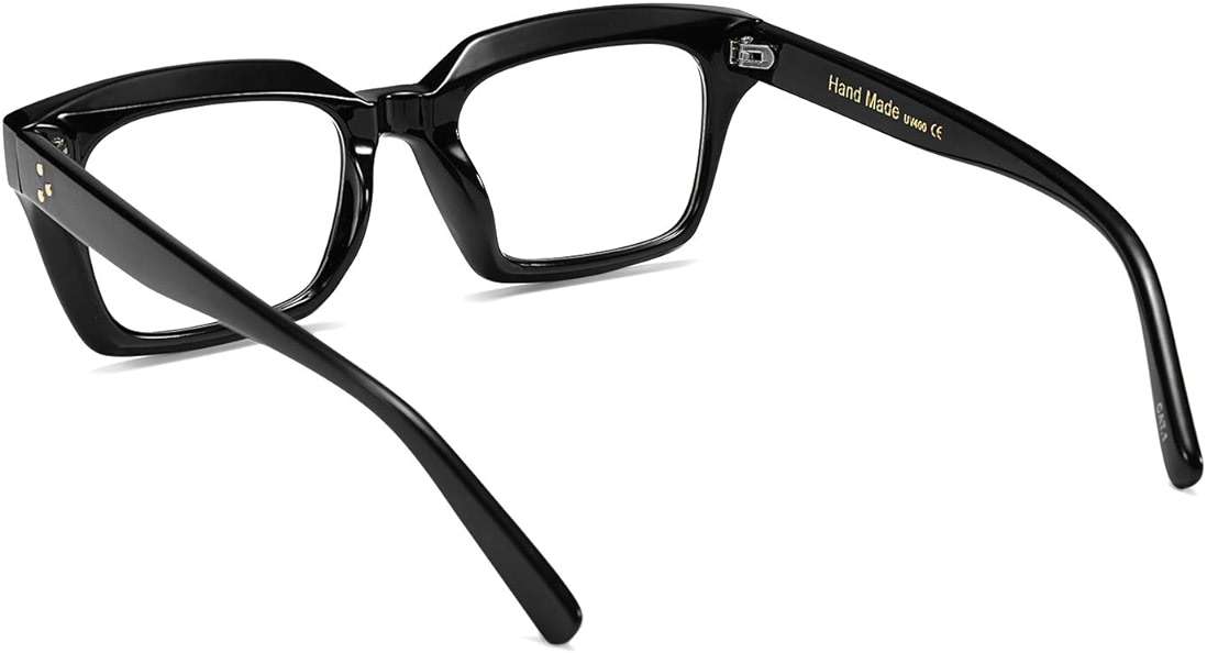 FEISEDY Retro Square Blue Light Blocking Reading Glasses Anti Glare Digital Eyestrain Reader B2479 - Image 8