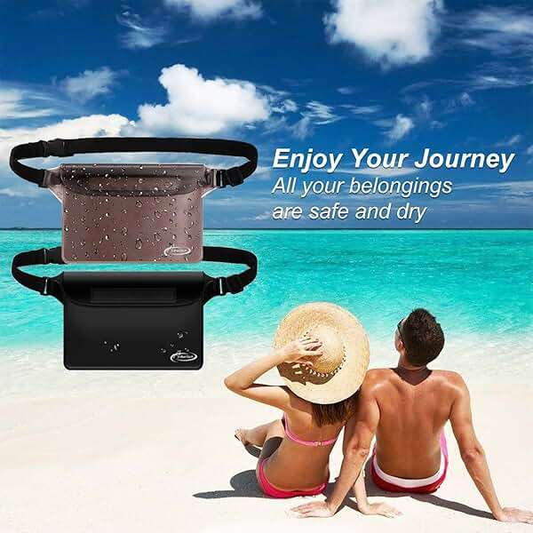 AiRunTech Waterproof Fanny Pack,Phone Pouch Dry Bag for Passport Wallet Purse,Floating Waterproof Bags for Travel Beach Swimming Kayaking Boating Cruise Accessories - Image 7