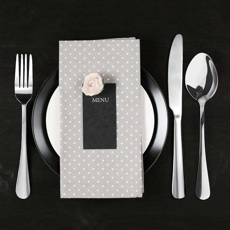 RayPard 24-Piece Silverware Set, Flatware Set Mirror Polished, Dishwasher Safe Service for 4, Include Fork/Spoon with 5-Compartment Non Slip Silverware Drawer Organizer Box Tray - Image 7