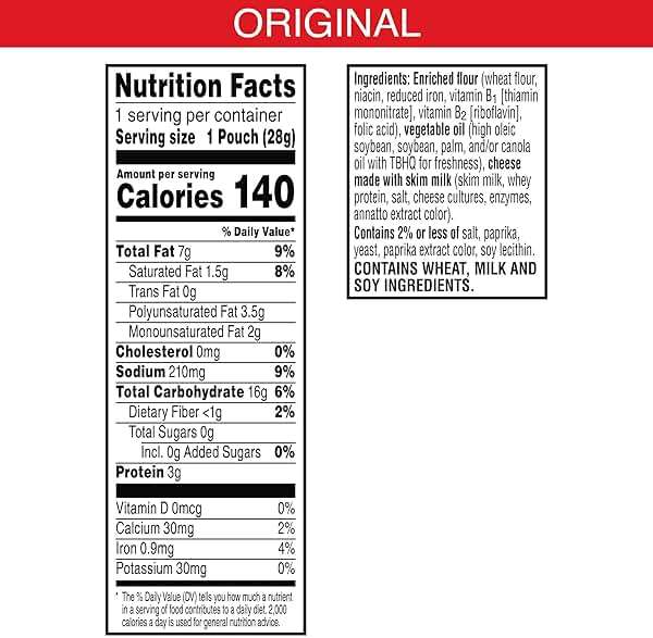 Cheez-It Cheese Crackers, Baked Snack Crackers, Lunch Snacks, Original (40 Packs) - Image 2