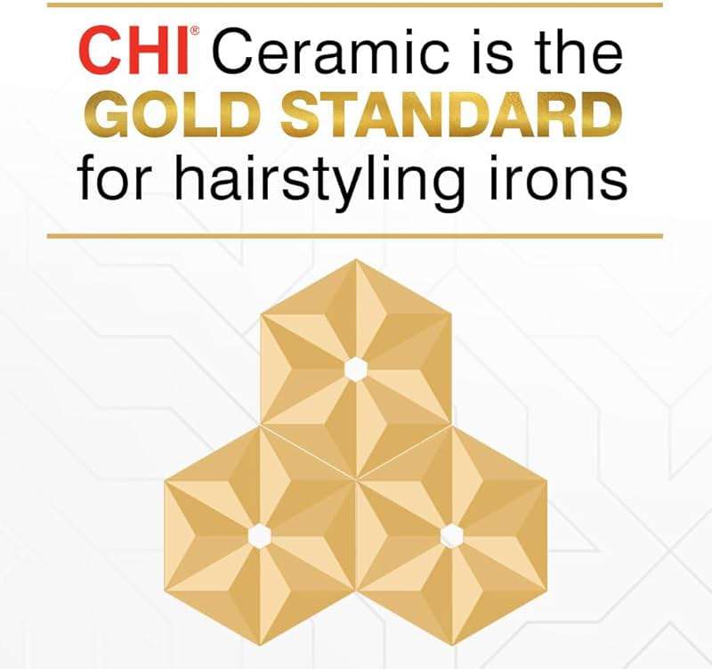 CHI Tourmaline Ceramic Curling Iron, Adjustable Temperature, Professional Tourmaline Hair Curler with Auto Shut-Off for Smooth, Frizz-Free Curls & Waves, 1″ Barrel - Image 7