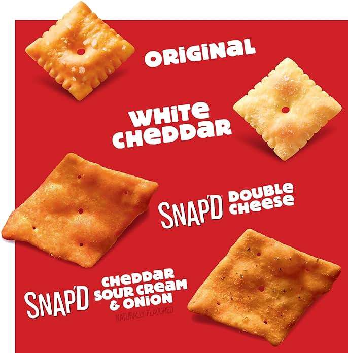 Cheez-It Cheese Crackers, Baked Snack Crackers, Lunch Snacks, Variety Pack (42 Packs) - Image 5