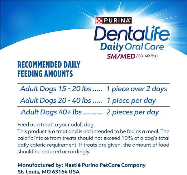 DentaLife Daily Oral Care Dog Treats for Small and Medium Dogs, Chewy Dental Treat to Freshen Breath and Fight Tartar, Chicken Flavor, 35.7 oz. each, 47 Chews each/94 Total Chews - 47 ct. Pouch - Image 6