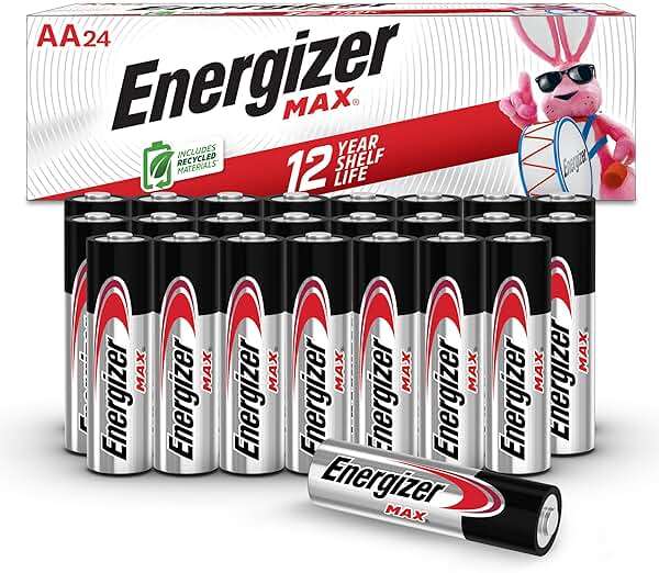 Energizer AA Batteries, MAX Double A Battery Alkaline, 24 Count - Image 1