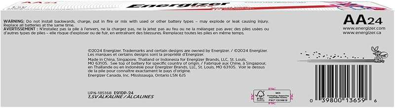 Energizer AA Batteries, MAX Double A Battery Alkaline, 24 Count - Image 8