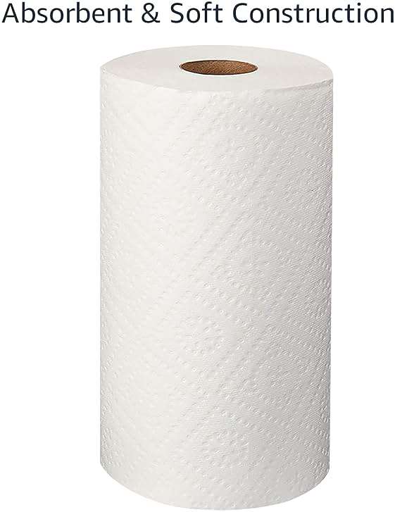 AmazonCommercial 2-Ply White Adapt-a-Size Kitchen Paper Towels, Absorbent, Thick, Individually Wrapped, 140 Towels per Roll (30 Rolls), 4200 Count - Image 4