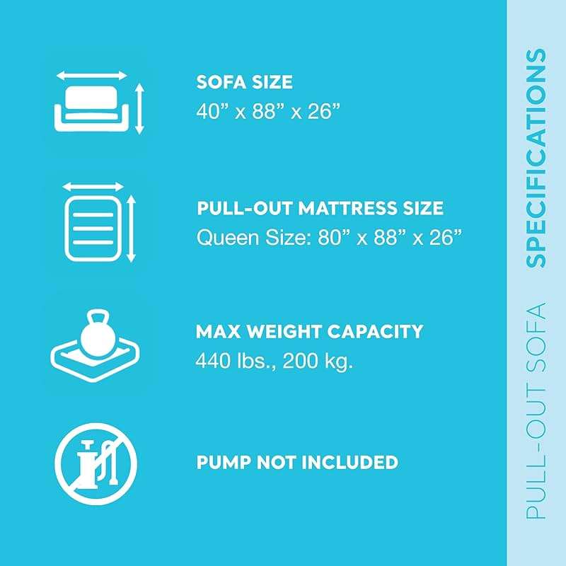 Intex Inflatable Pull-Out Sofa: Velvety Surface, 2-in-1 Valve, Cupholder, 46" x 88" x 26" - Blow-Up Couch and Folding Queen Size Air Mattress Bed - Image 2