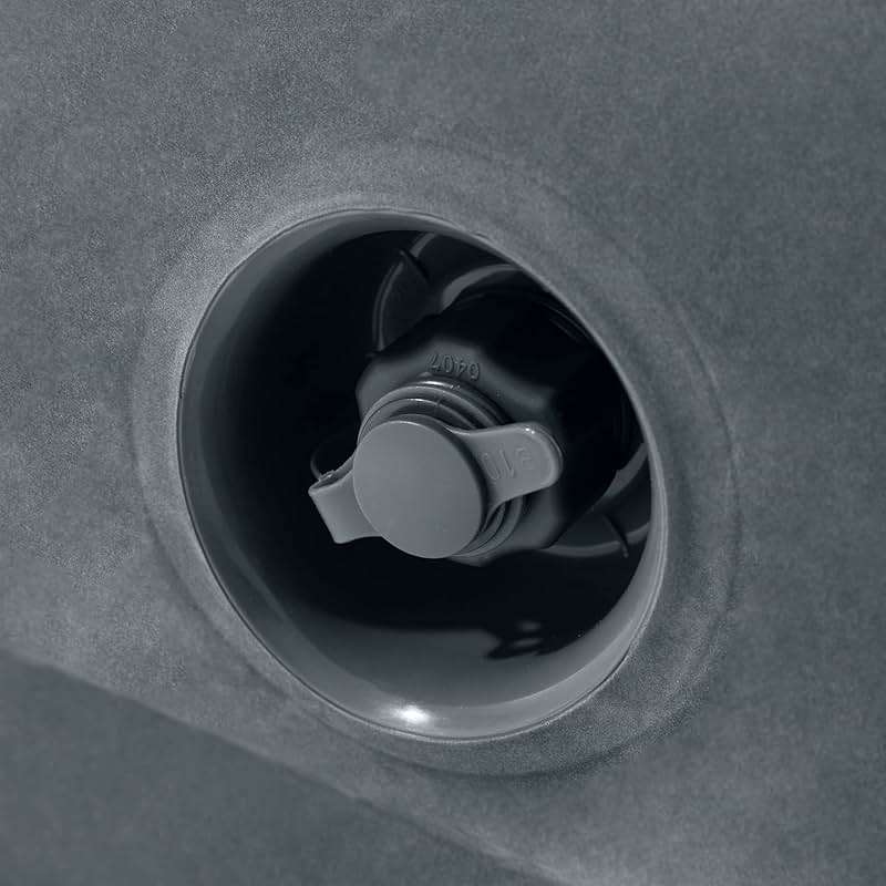 Intex Inflatable Pull-Out Sofa: Velvety Surface, 2-in-1 Valve, Cupholder, 46" x 88" x 26" - Blow-Up Couch and Folding Queen Size Air Mattress Bed - Image 7