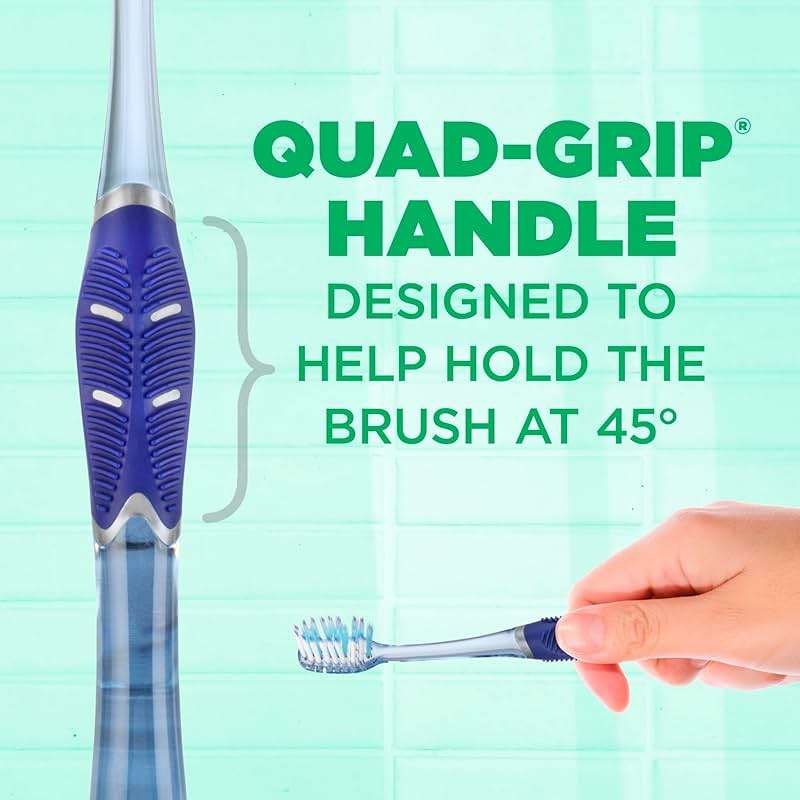 GUM Technique Deep Clean Toothbrush - Compact Soft - Soft Toothbrushes for Adults with Sensitive Gums - Extra Fine Bristles, 1ct (12pk) - Image 6