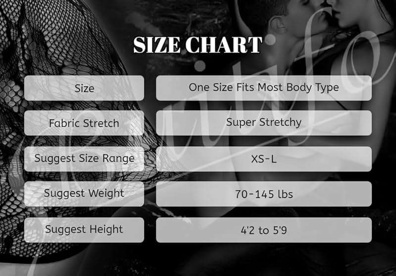 Buitifo Womens Lingerie Set Fishnet BabyDoll Bodysuit Sexy Nightwear - Image 6