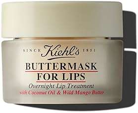 Kiehl's Buttermask For Lips, Hydrating Overnight Lip Mask, Nourishes & Restores Dry Lips, Intense Hydration, with Coconut Oil & Wild Mango Butter, Paraben-free, Fragrance-free - 0.35 fl oz - Image 2