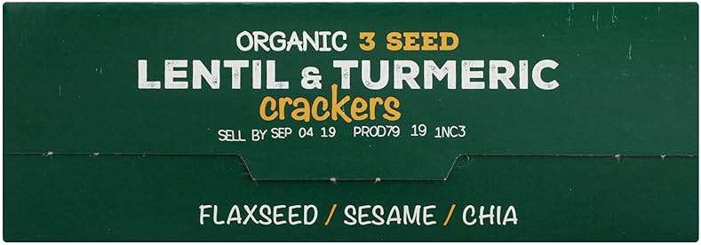 RW GARCIA Organic Lentil Turmeric Crackers, 5.5 OZ - Image 5