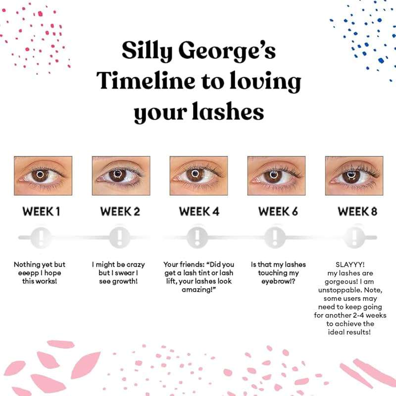 Silly George Eyelash Growth Serum for Thicker, Fuller, Longer & Bold Eyebrows, Premium Serum, Lashes & Brows Enhancer, (3ml, 0.1 Fl. oz) - Image 3